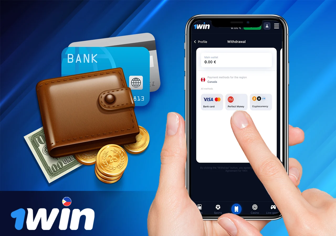 Withdrawal of funds from 1Win account